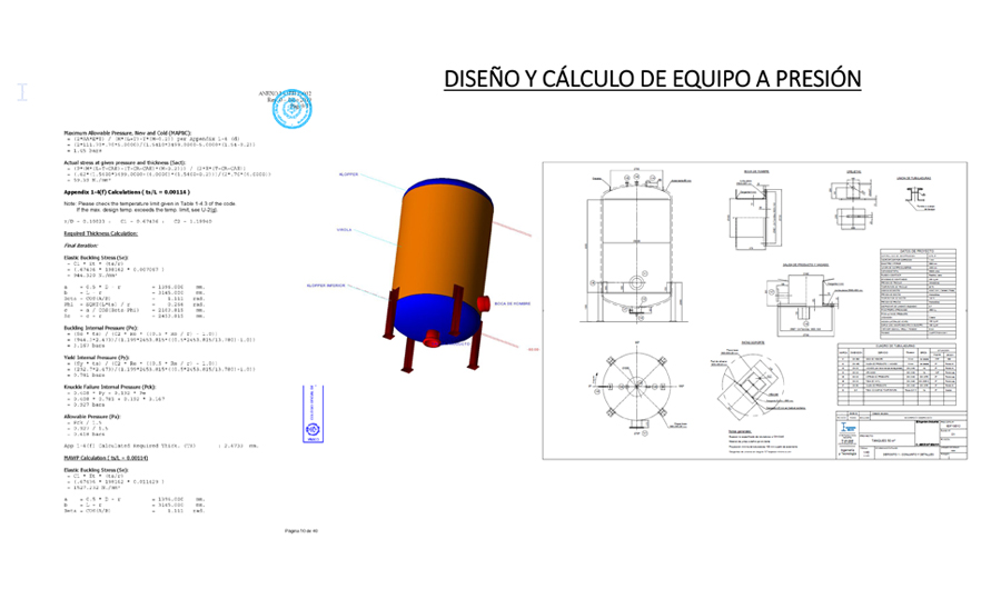 ingenieria eslava Diseño y calculo de equipo a presión